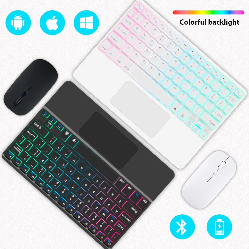 Gaming Keyboard Wireless - Bluetooth Keyboard for Tablet Android IOS