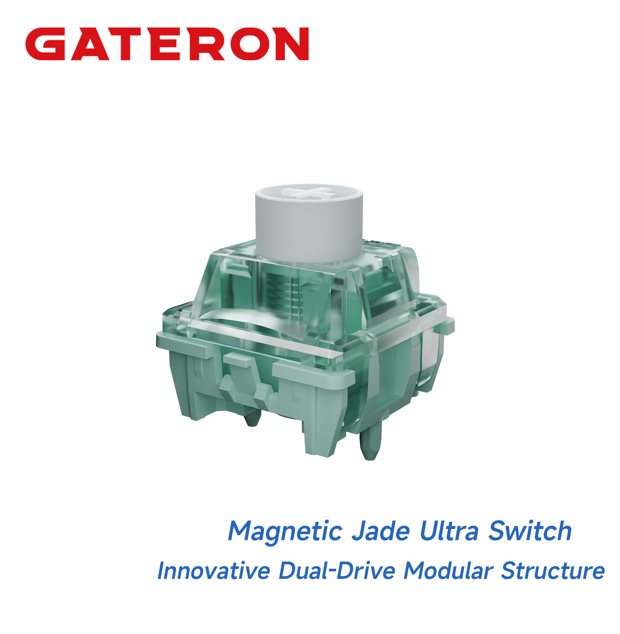 Gaming Keyboard Magnetic Switches - GATERON Magnetic Jade Ultra switch, Linear,