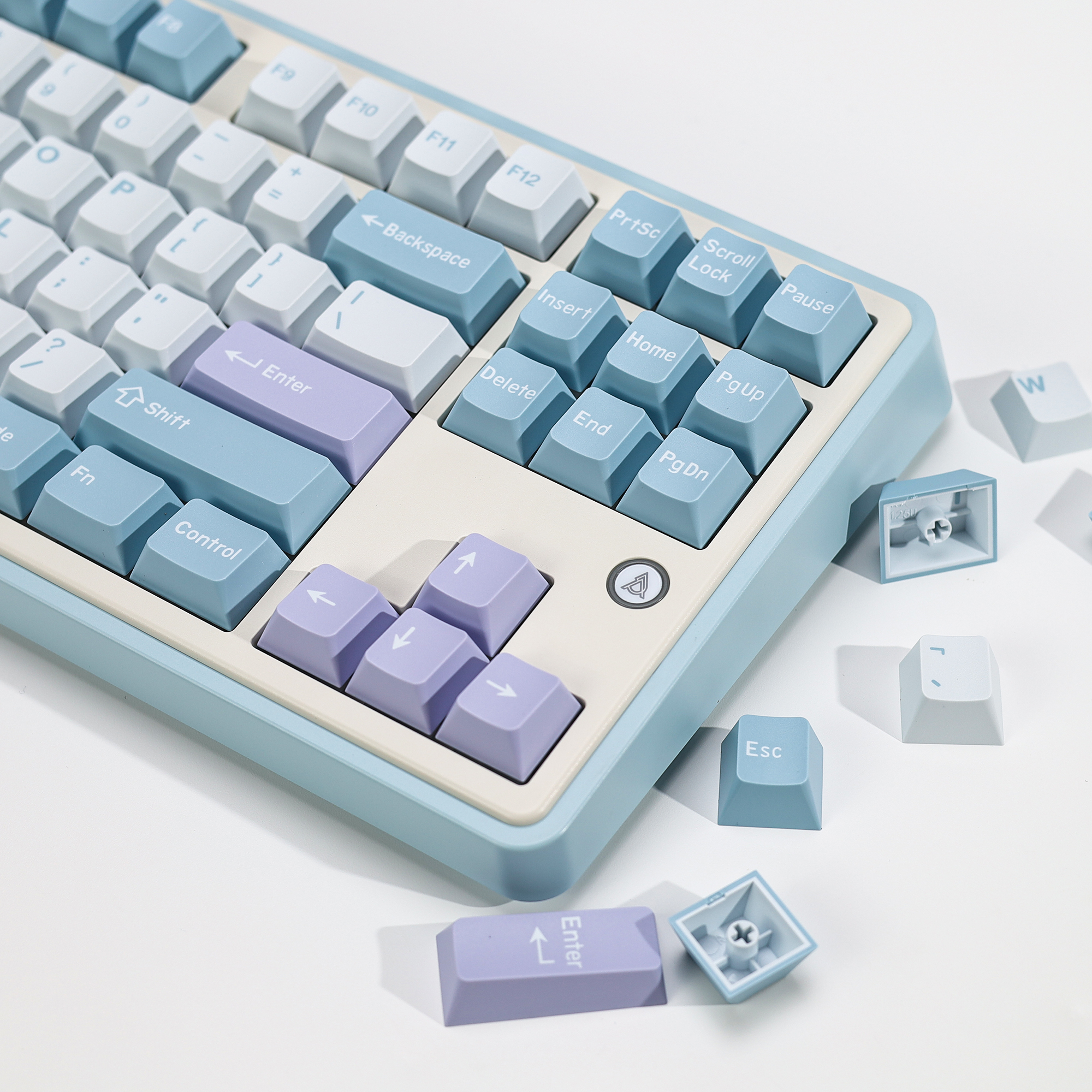 Gaming Keyboard Number Pad - KBDiy Illusion Keycap Retro PBT ISO