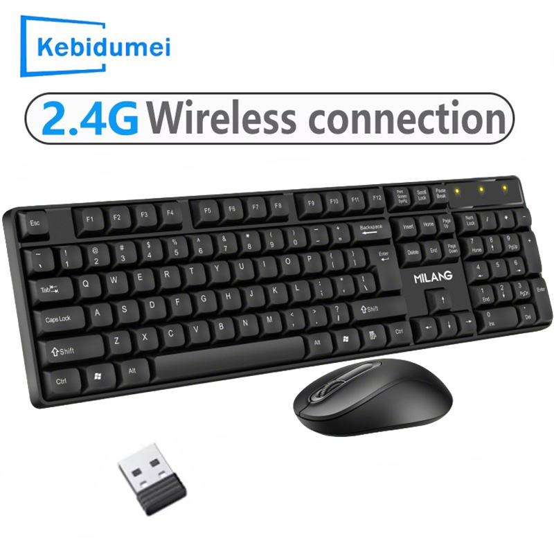 Gaming Keyboard And Mouse Set - 2.4G Wireless Keyboard Mouse Set 104