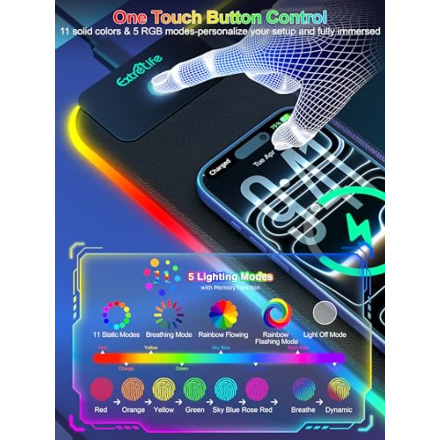 Mouse Pad with 15W Wireless Ch – обзор и цена Gaming Keyboard Number Pad