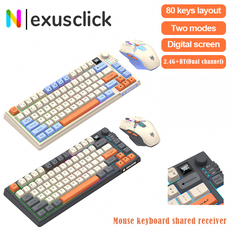 New Dual-Mode 80 Keys Wireless – обзор и цена Gaming Keyboard Ergonomics
