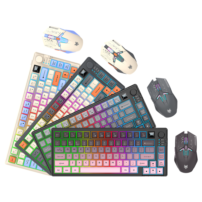 New Dual-Mode 80 Keys Wireless – обзор и цена Gaming Keyboard Ergonomics