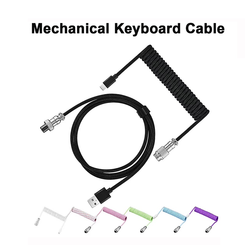 3m Type C Mechanical Keyboard  – обзор и цена Coiled Usb Cable
