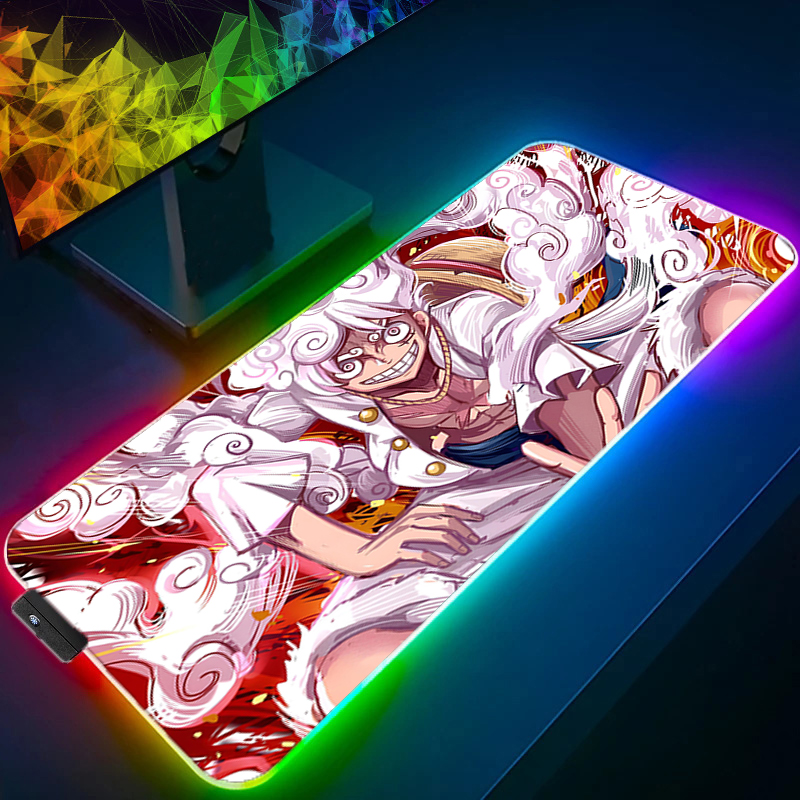 LED Mouse Pad One Piece Luffy  – обзор и цена Gaming Keyboard No Rgb