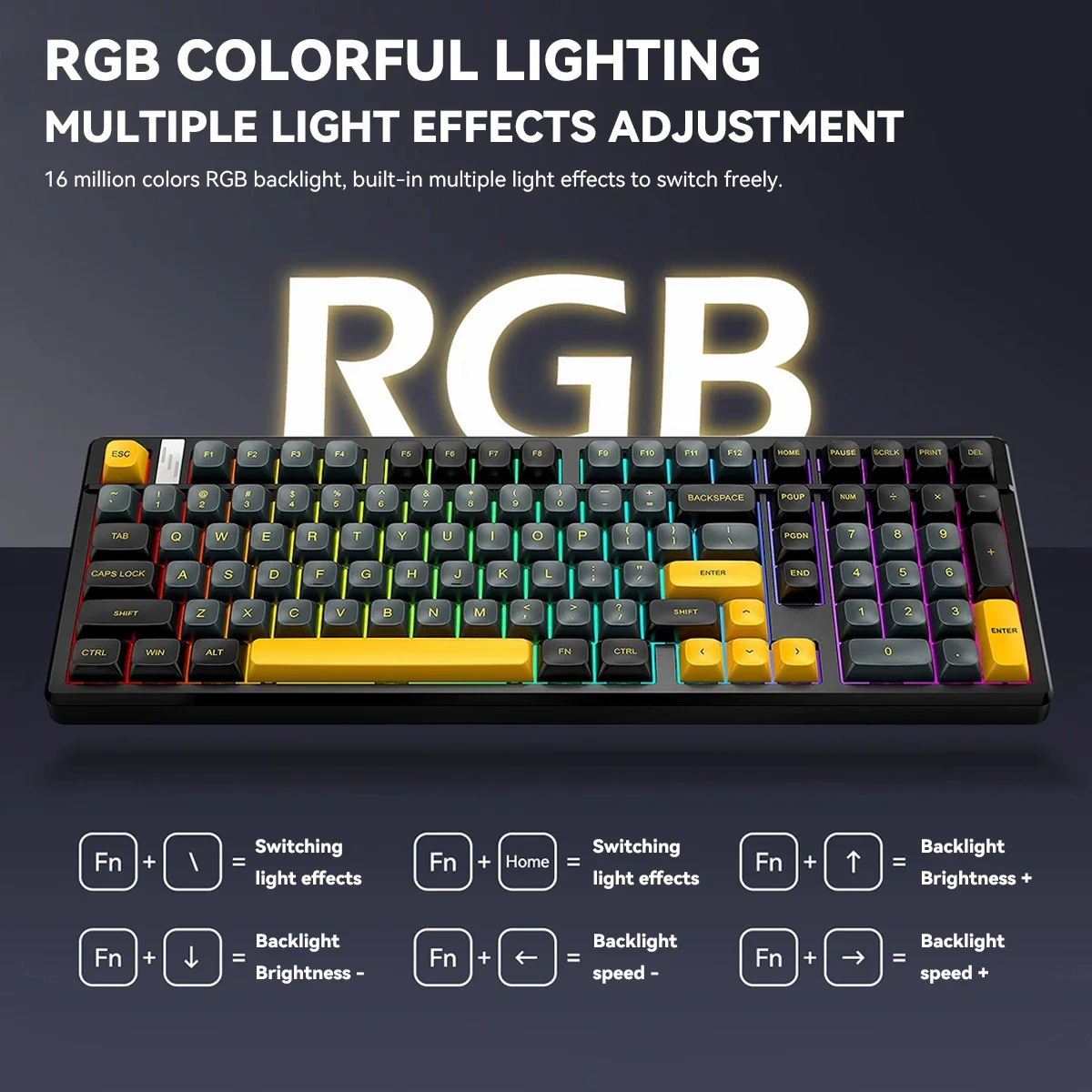 Wireless Mechanical Gaming Key – обзор и цена Gaming Keyboard Thocky