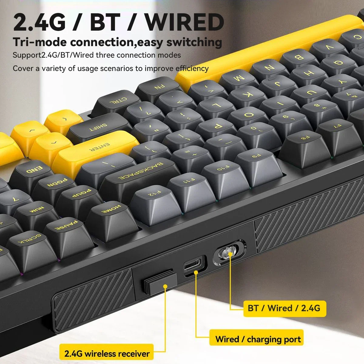 Wireless Mechanical Gaming Key – обзор и цена Gaming Keyboard Thocky