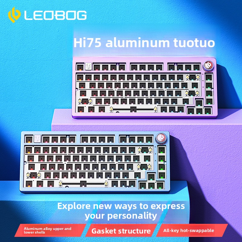 LEOBOG Hi75 CNC Aluminum Kit M – обзор и цена Gaming Keyboard Thocky