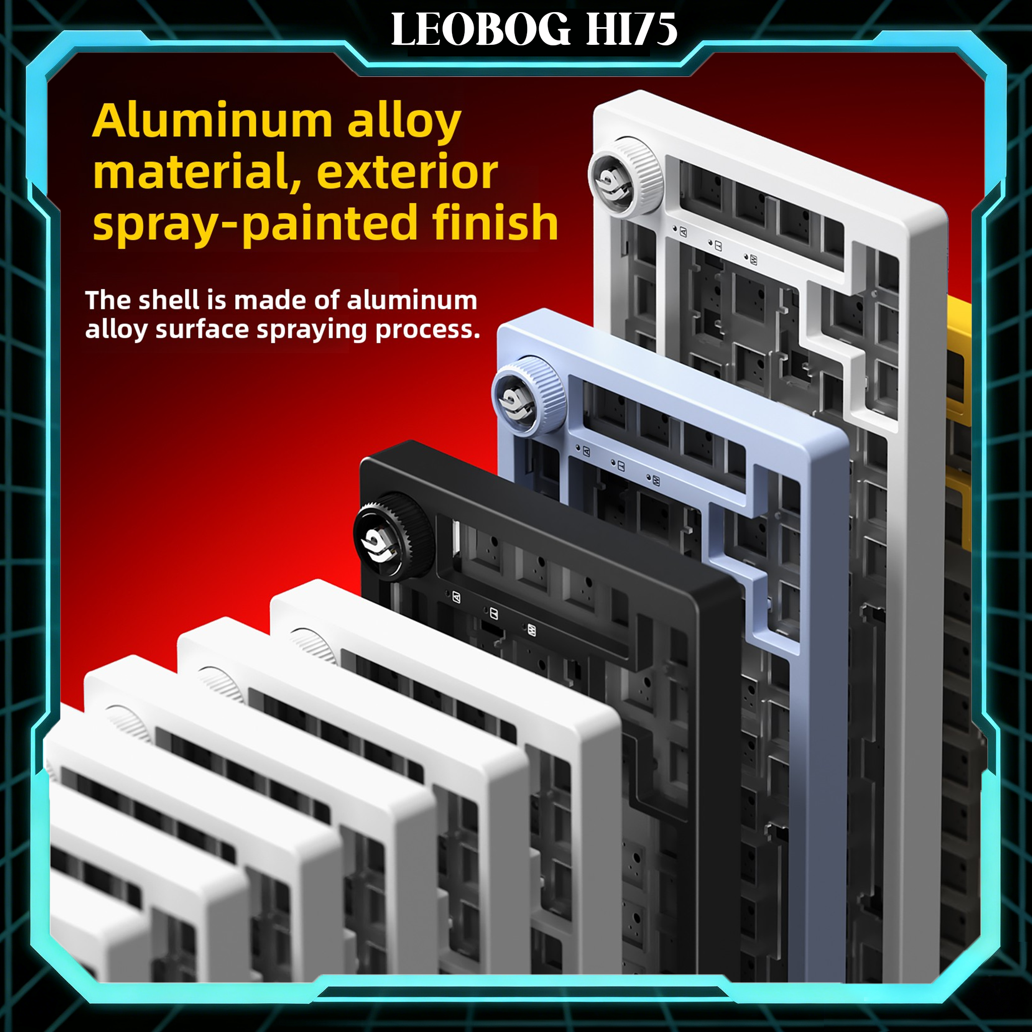 LEOBOG Hi75 CNC Aluminum Kit M – обзор и цена Gaming Keyboard Thocky