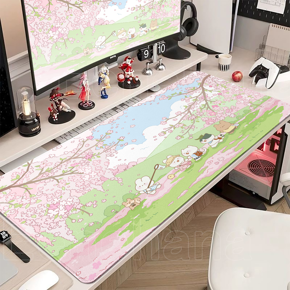 Spring Cute Rabbit Mouse Pad L – обзор и цена Gaming Keyboard Higround