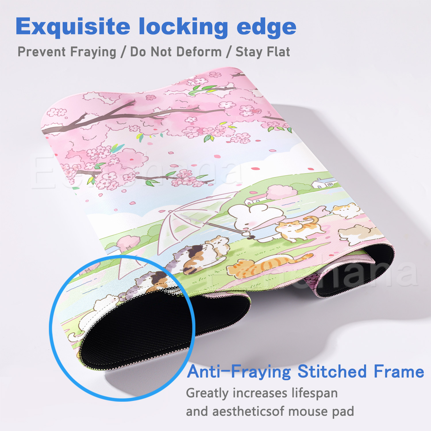 Spring Cute Rabbit Mouse Pad L – обзор и цена Gaming Keyboard Higround