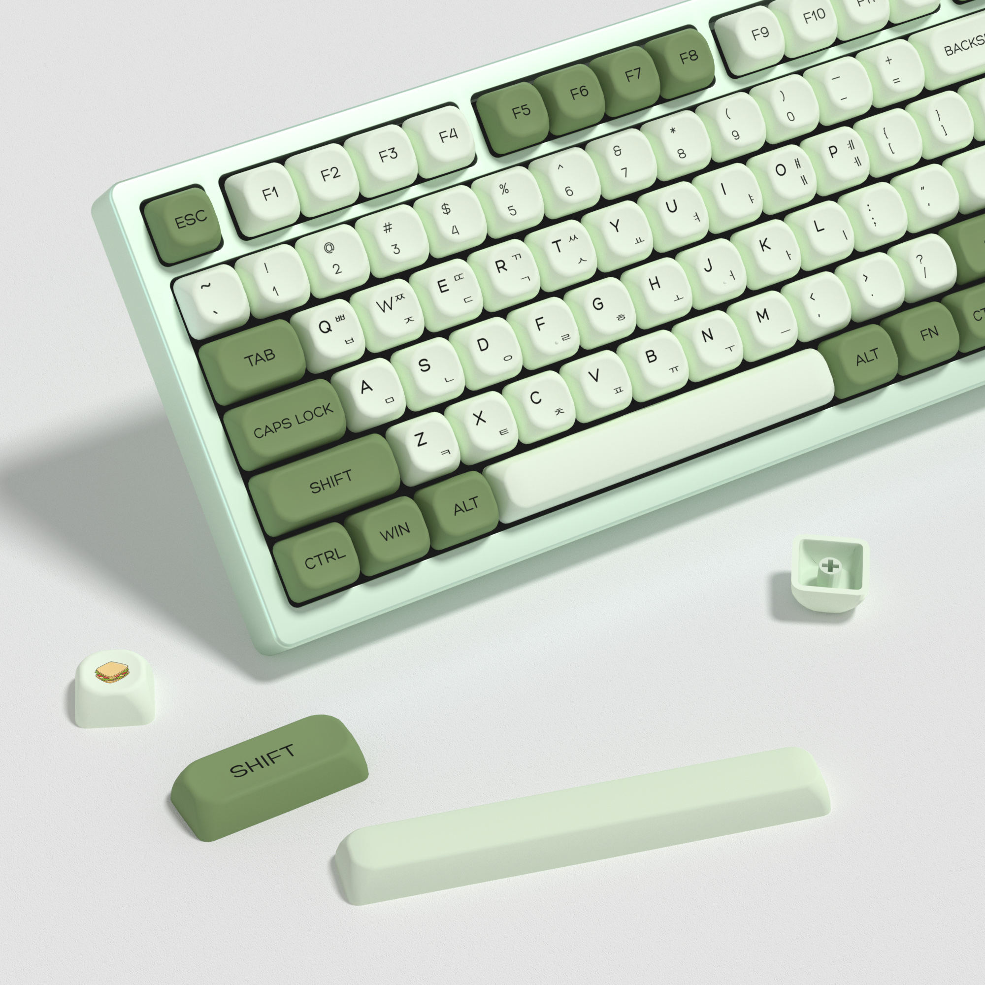 KBDiy Matcha Korean Keycap Gre – обзор и цена Gaming Keyboard Number Pad