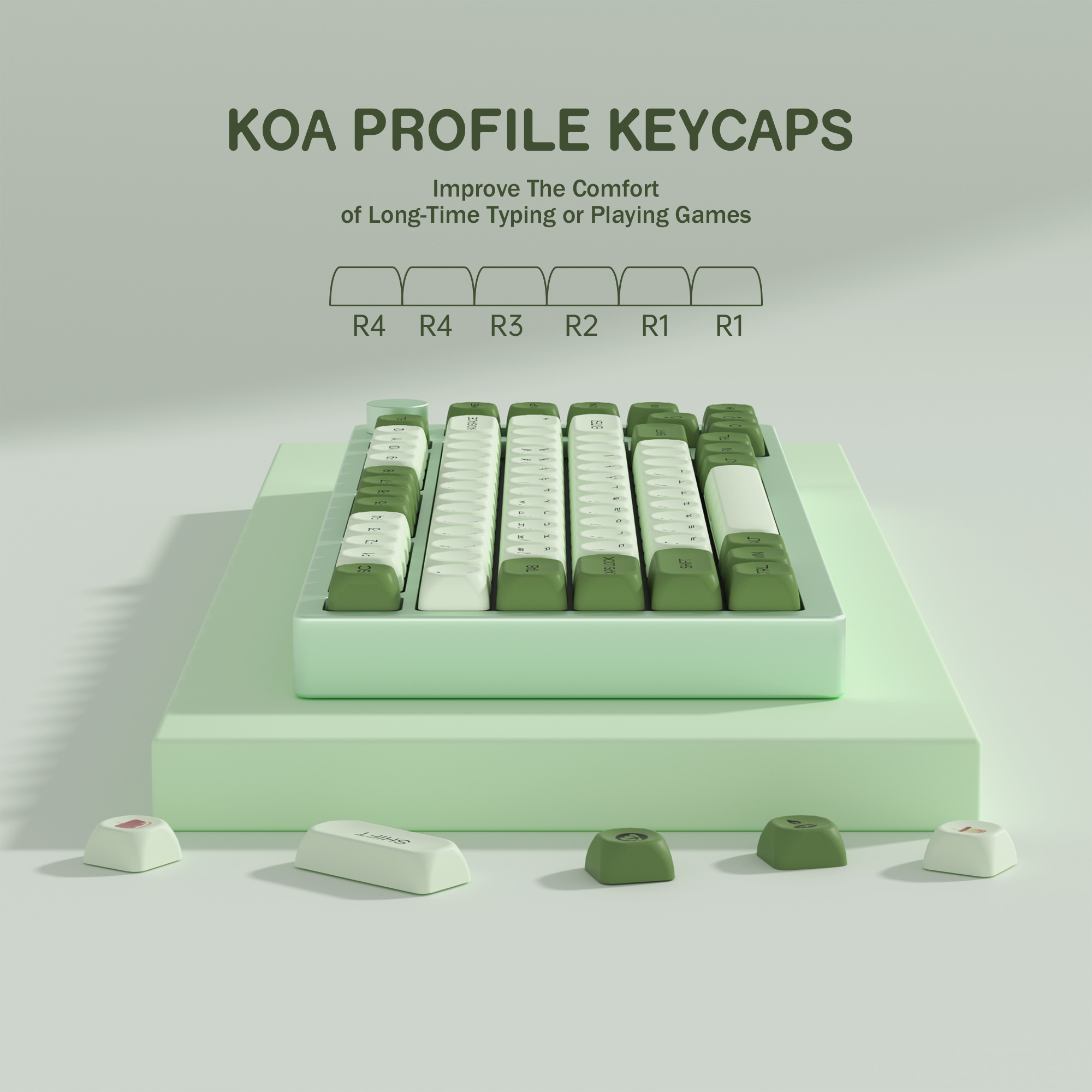 KBDiy Matcha Korean Keycap Gre – обзор и цена Gaming Keyboard Number Pad