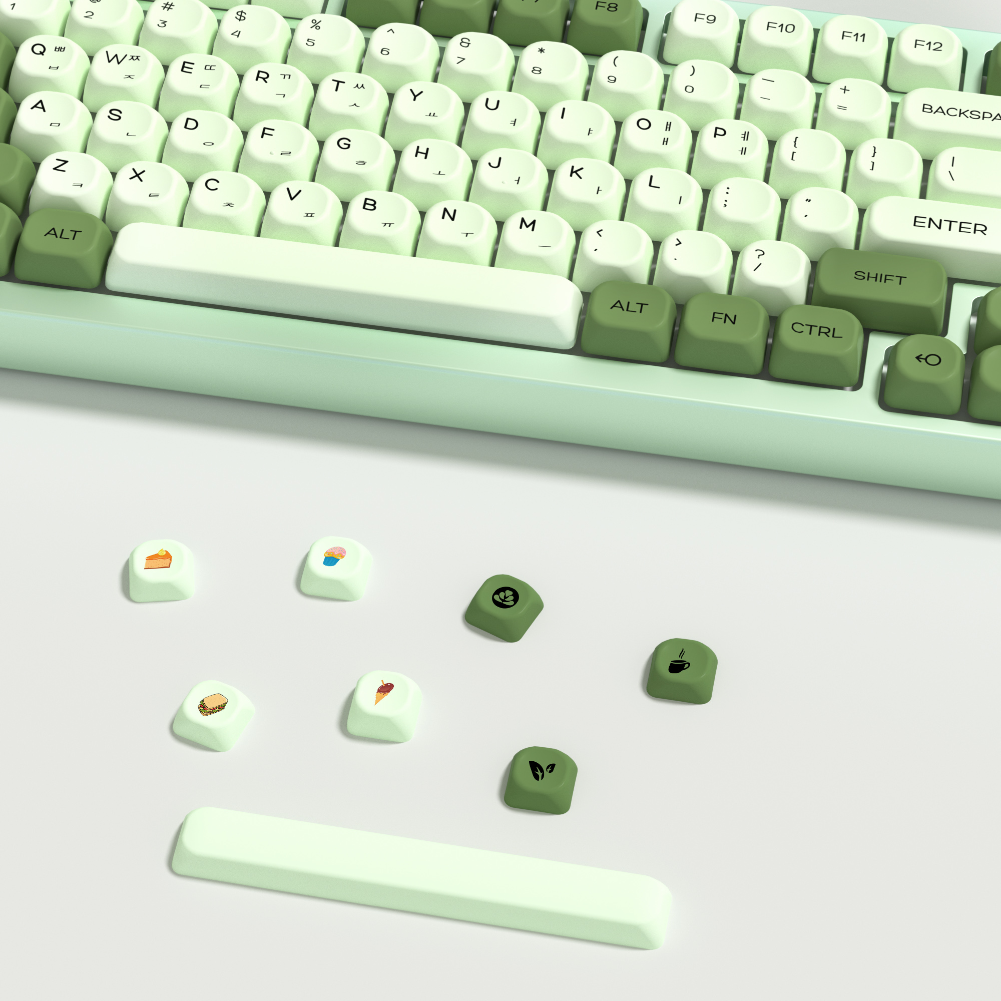 KBDiy Matcha Korean Keycap Gre – обзор и цена Gaming Keyboard Number Pad