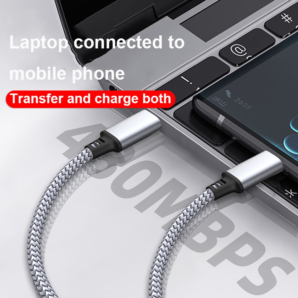 PD 60W 3A High Power Type-C To – обзор и цена Coiled Usb Cable