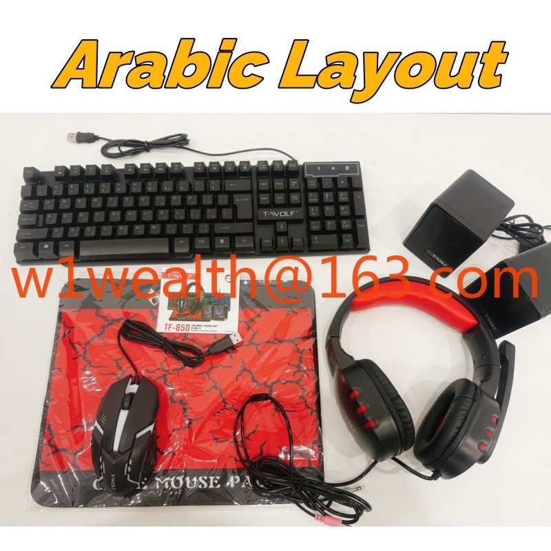 TF850 Gaming Keyboard Mouse an – обзор и цена Gaming Keyboard Mouse And Headset Combo