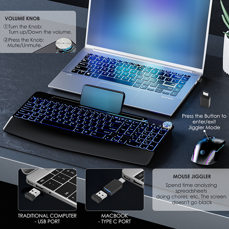 2.4G&Type-C Wireless Keyboard  – обзор и цена Gaming Keyboard Type C