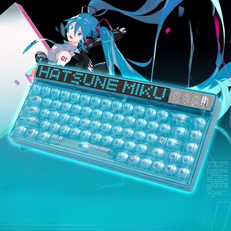Anime Hatsune Miku Series Mech – обзор и цена Gaming Keyboard Wireless