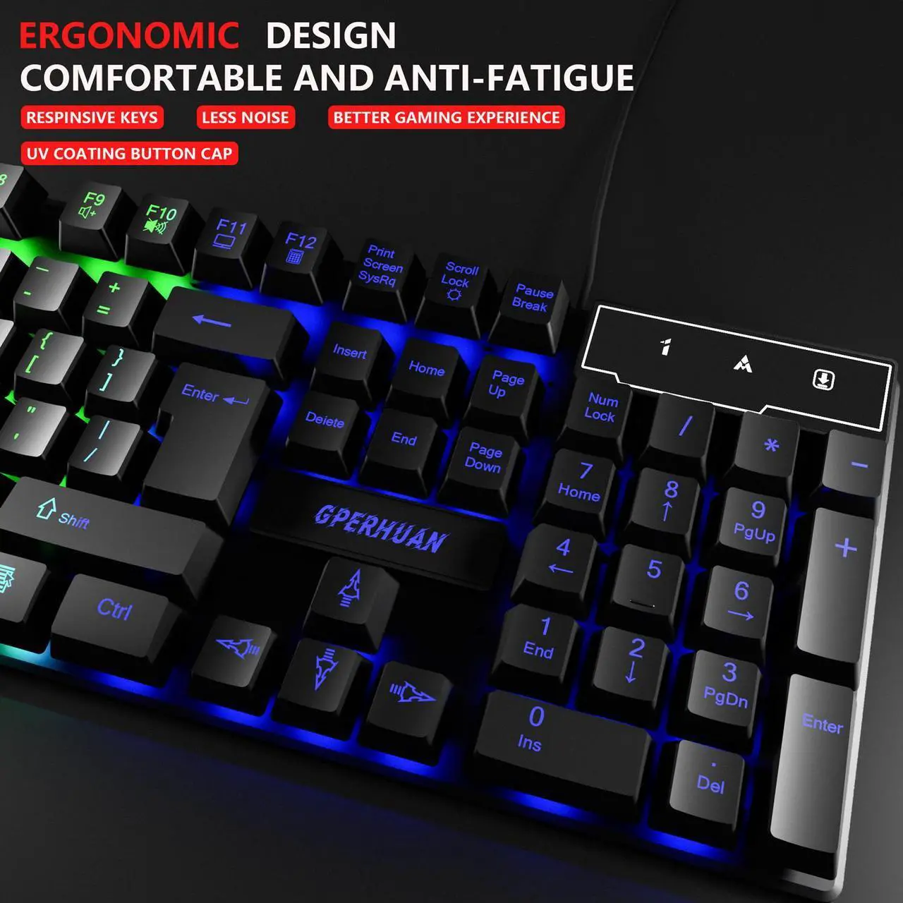 Wired Gaming Keyboard and Mous – обзор и цена Gaming Keyboard Mouse And Headset Combo