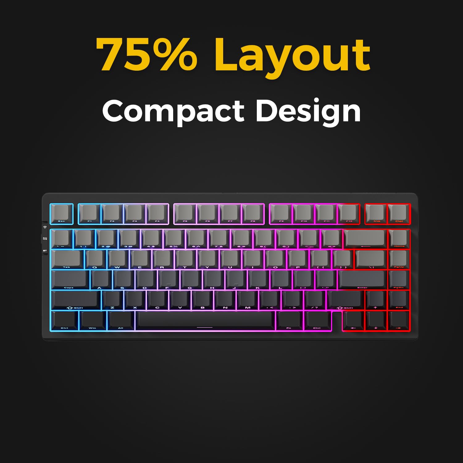 MCHOSE G75 Pro Wireless Mechan – обзор и цена Gaming Keyboard Expensive