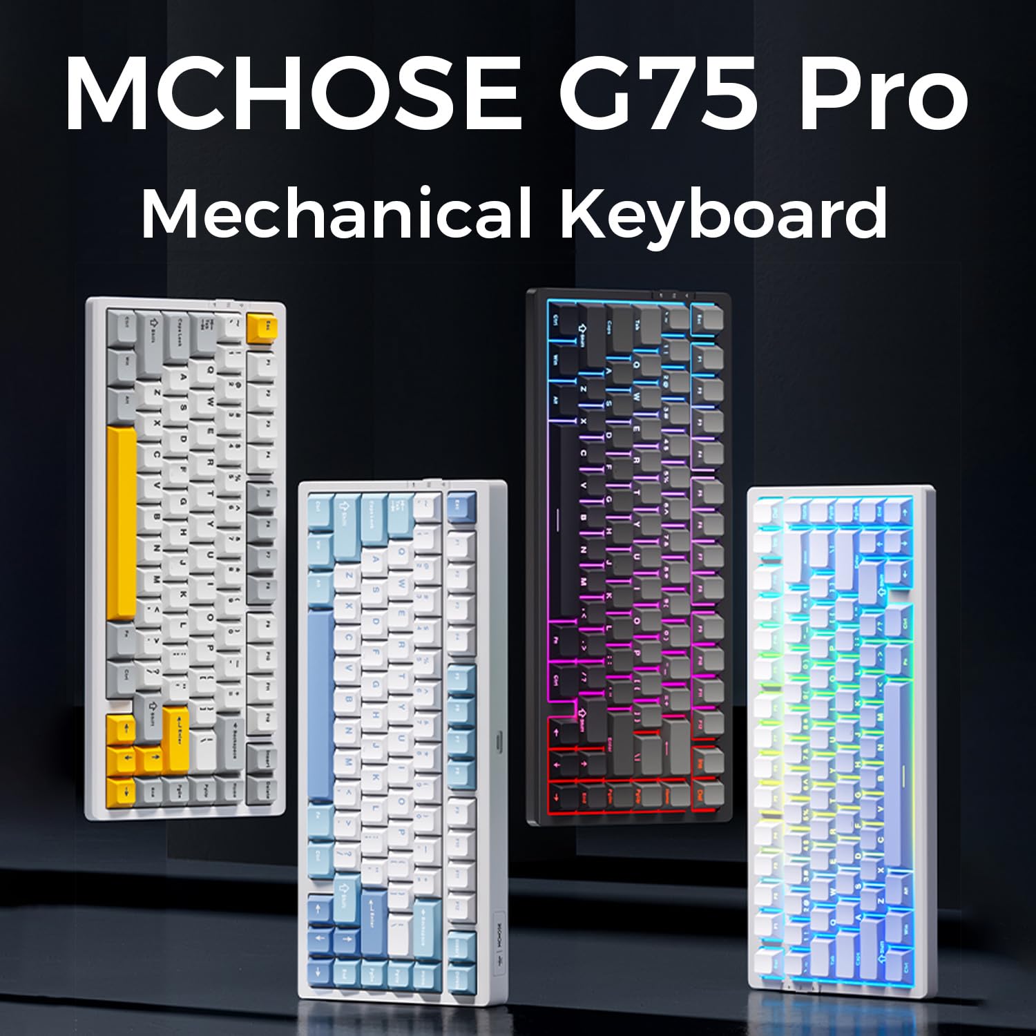 MCHOSE G75 Pro Wireless Mechan – обзор и цена Gaming Keyboard Expensive