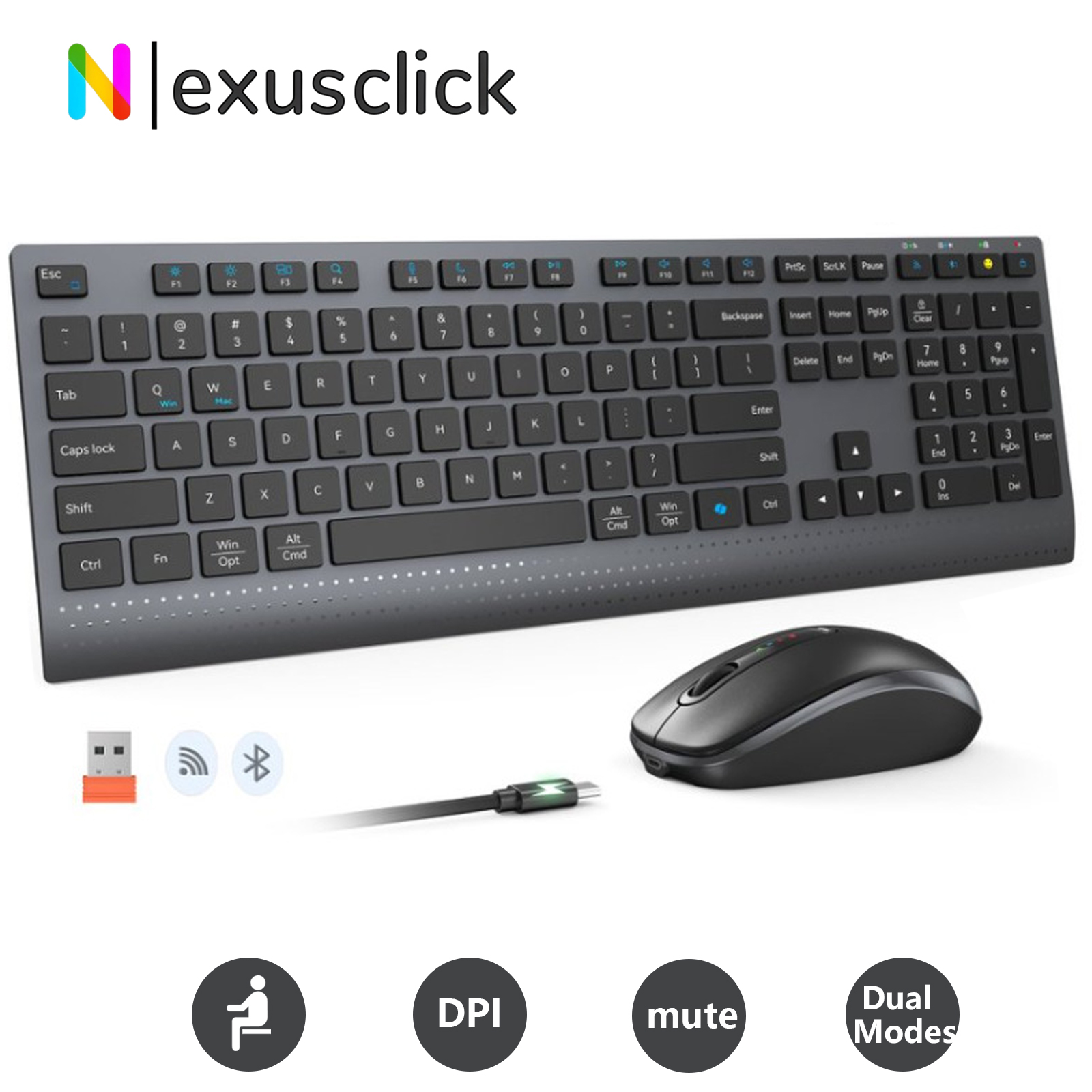 Dual-mode 2.4G Wireless Keyboa – обзор и цена Gaming Keyboard Mouse And Headset Combo