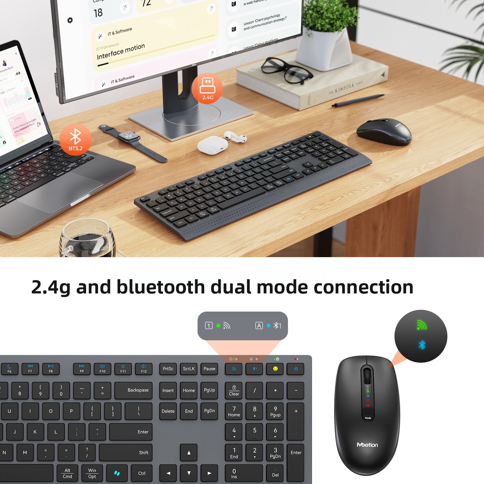 Dual-mode 2.4G Wireless Keyboa – обзор и цена Gaming Keyboard Mouse And Headset Combo