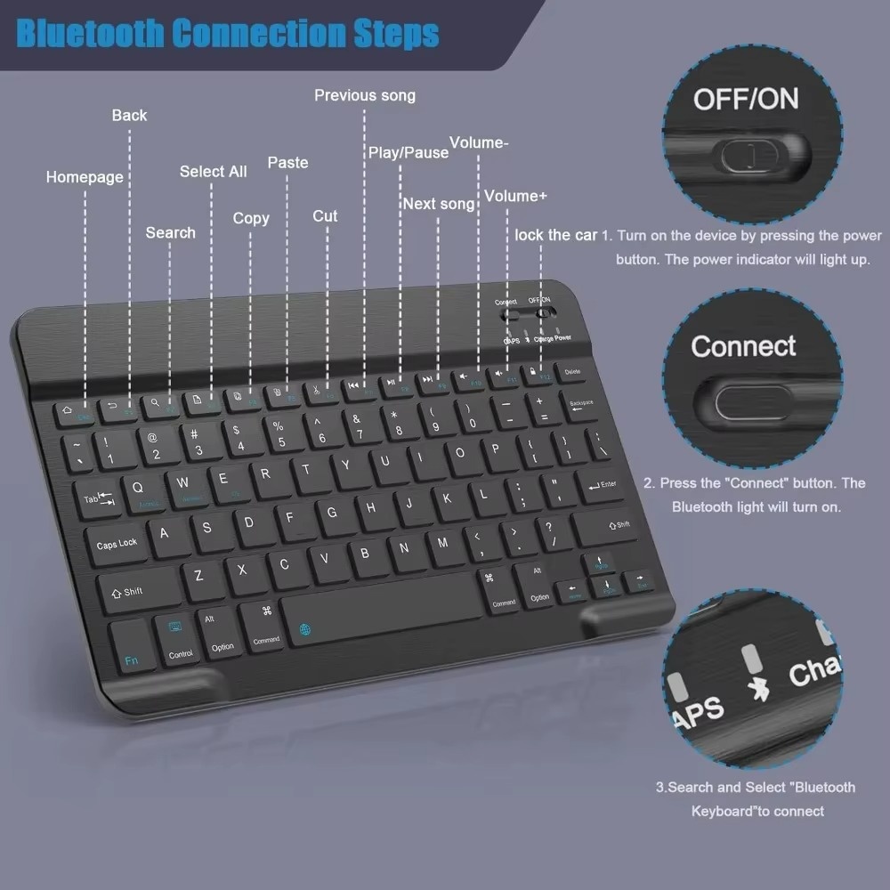 Bluetooth 5.0 Wireless Keyboar – обзор и цена Gaming Keyboard Wireless