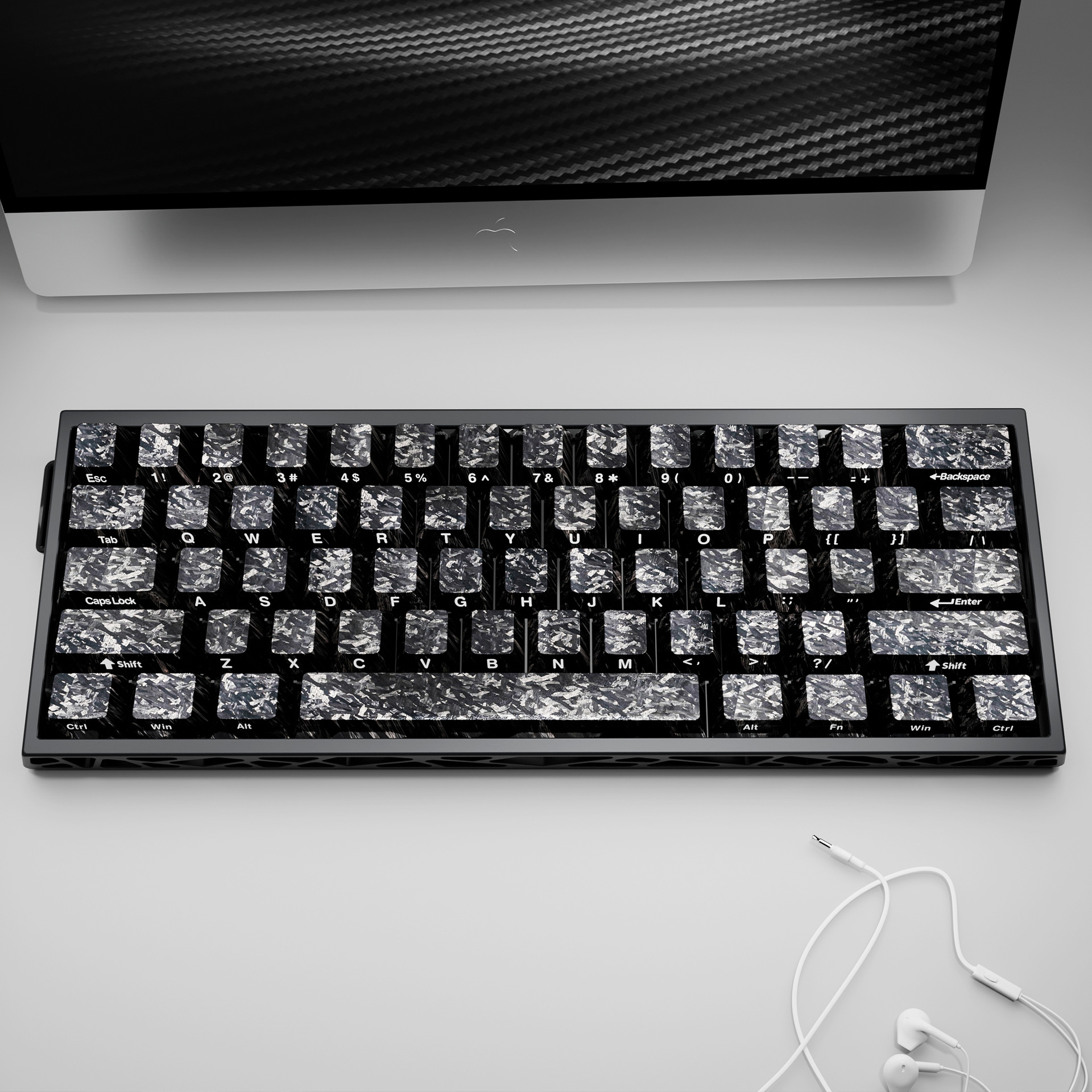 2026 New Carbon Fiber Texture  – обзор и цена Gaming Keyboard Magnetic Switches