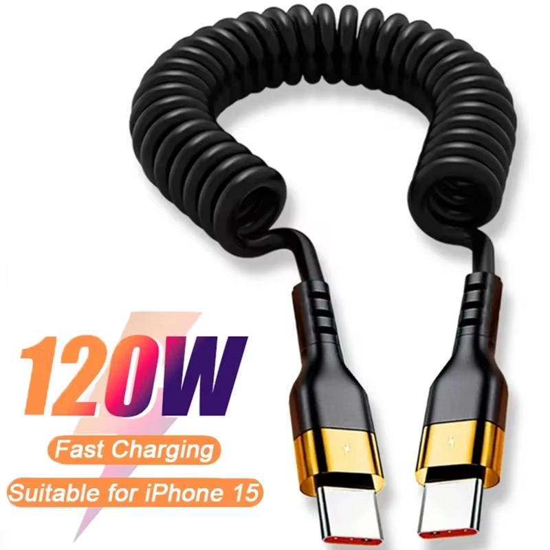 PD 120W Coiled USB C To C Cabl – обзор и цена Coiled Usb Cable