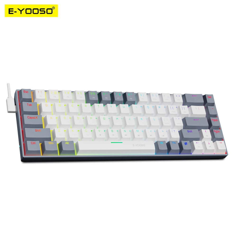 E-YOOSO Z686 RGB USB 60% Mini  – обзор и цена Gaming Keyboard E Yooso