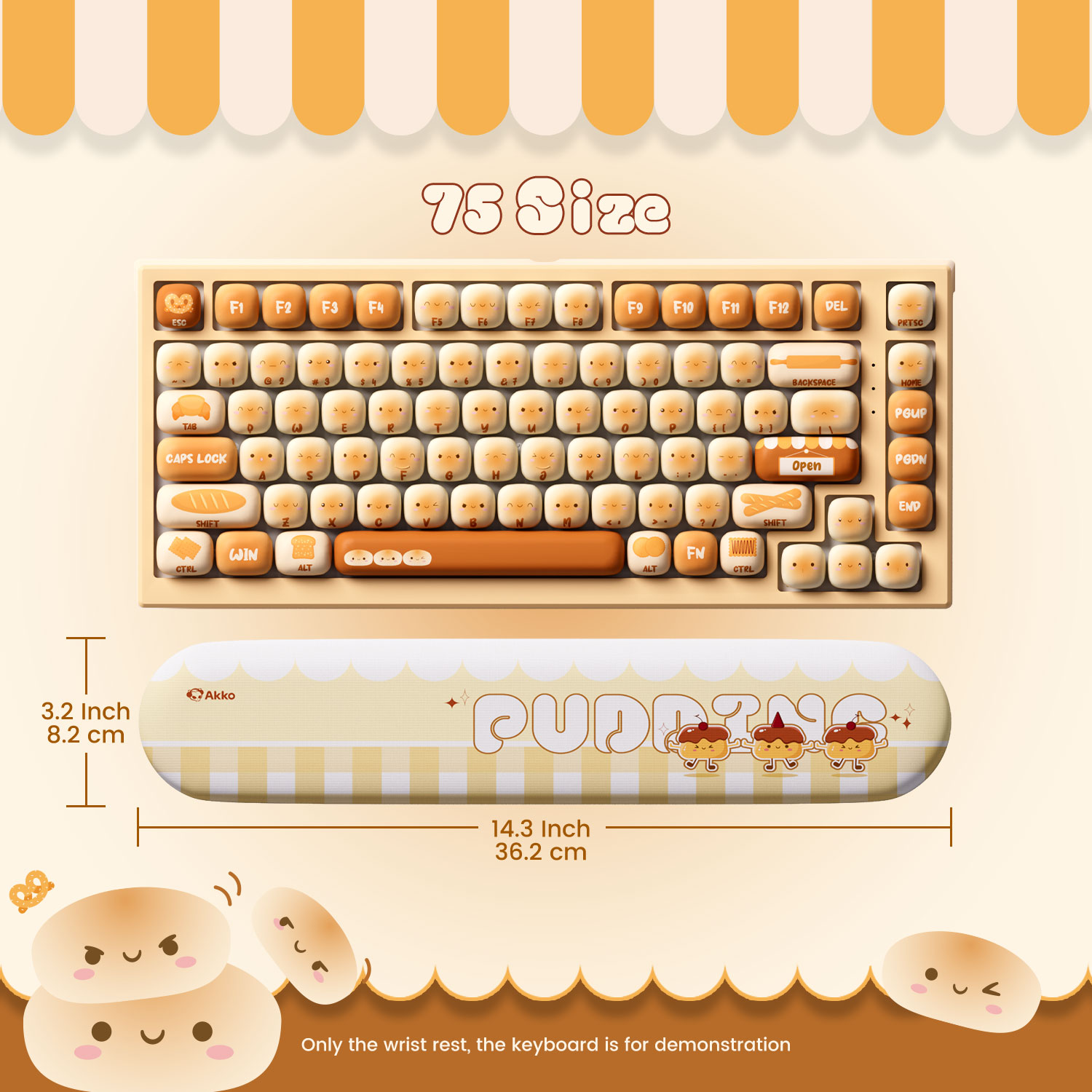 Akko Pudding Buns Keyboard Wri – обзор и цена Gaming Keyboard Ergonomics