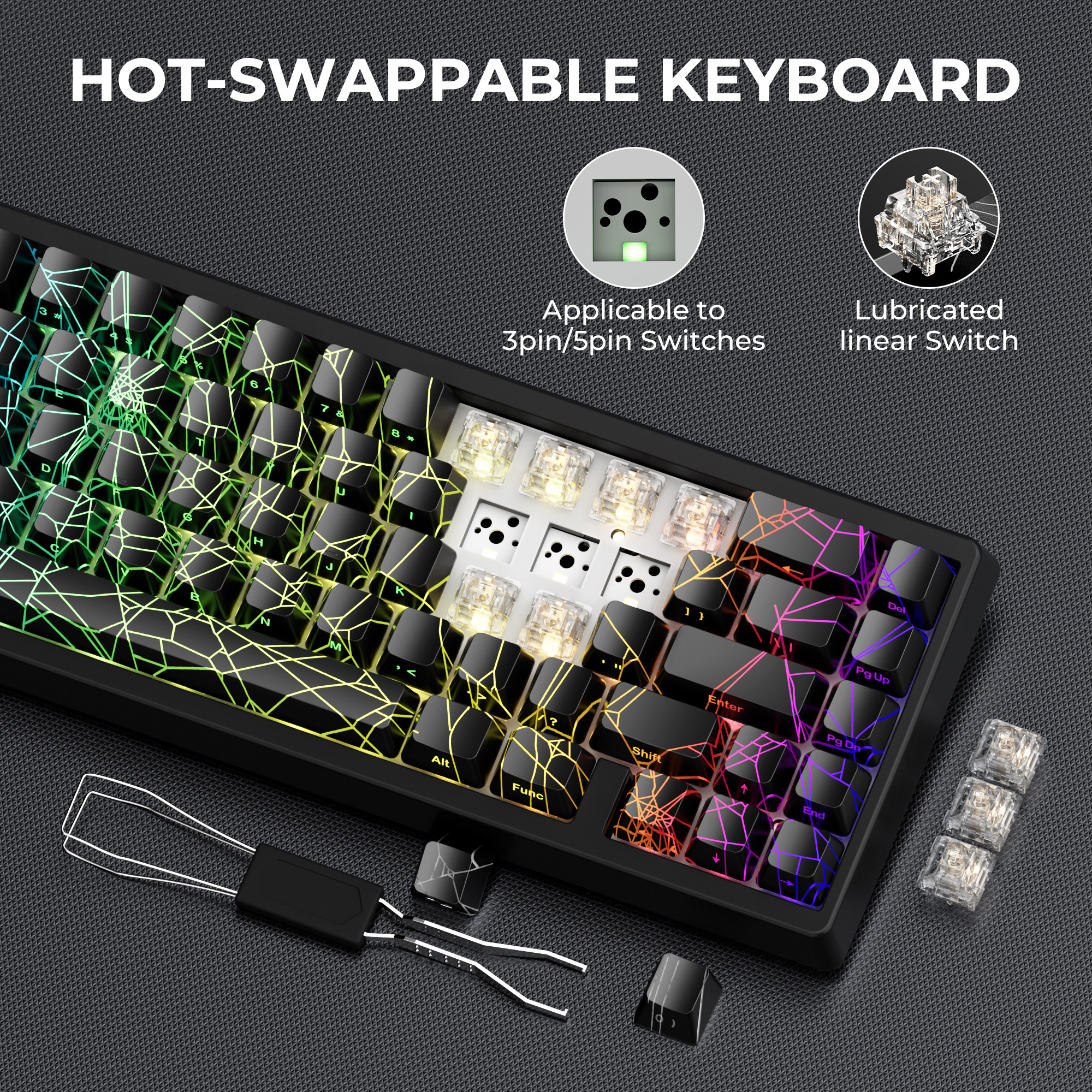 XVX M67 60% Percent Keyboard W – обзор и цена Gaming Keyboard Thocky