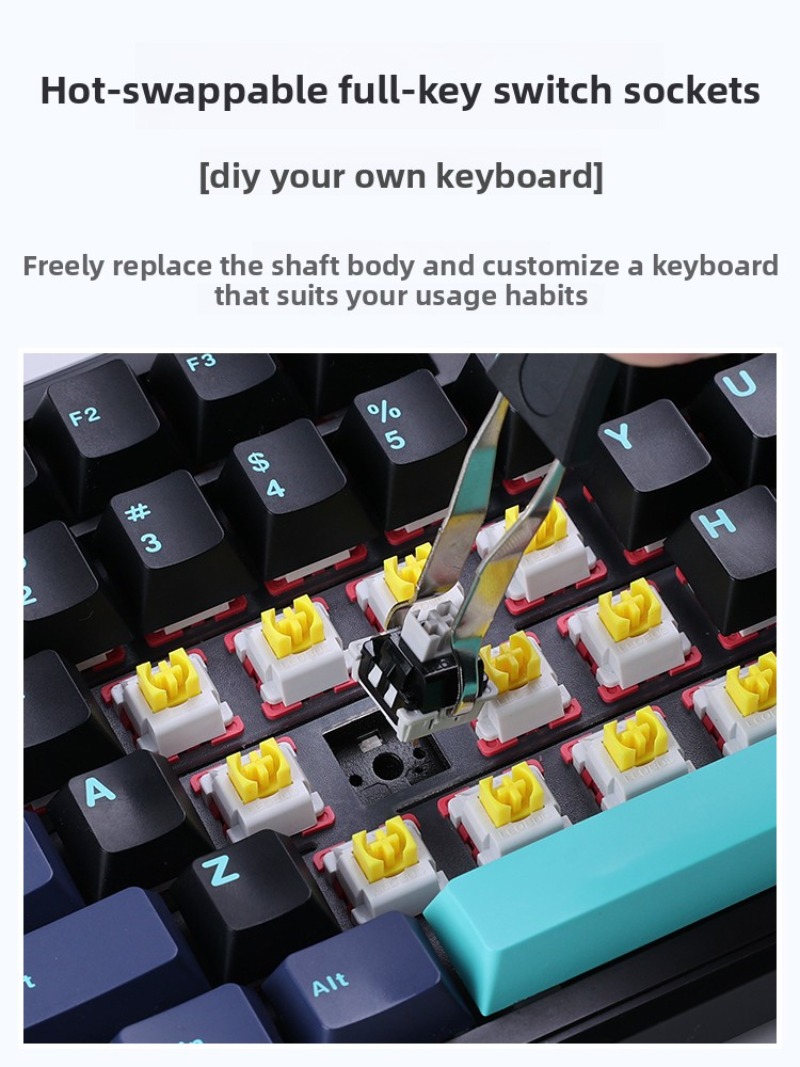 AULA F87 Pro Wireless Mechanic – обзор и цена Gaming Keyboard Thocky
