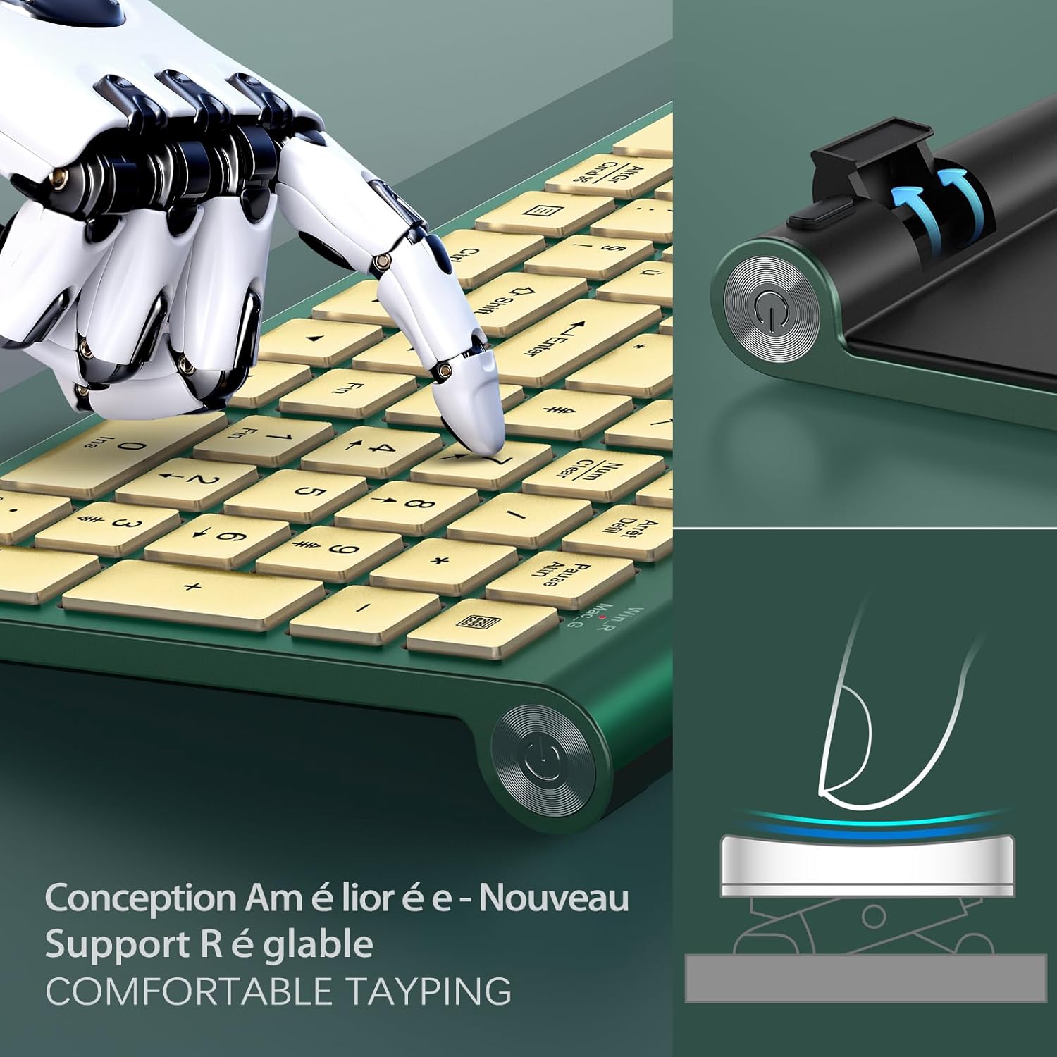 Ergonomic wireless keyboard an – обзор и цена Gaming Keyboard Ergonomic