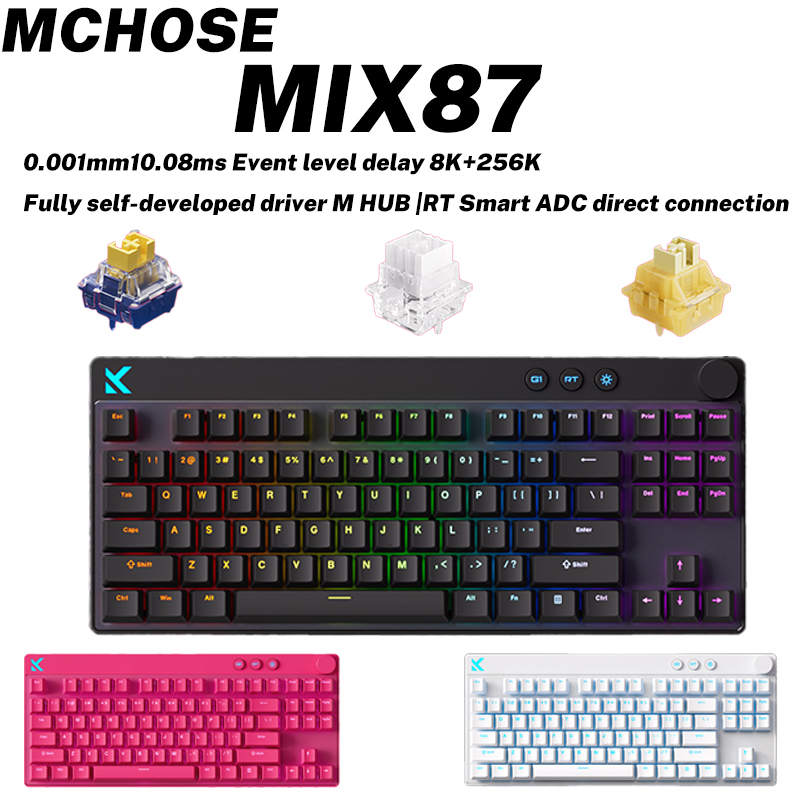 MCHOSE MIX87 Magnetic Swtich K – обзор и цена Gaming Keyboard Expensive