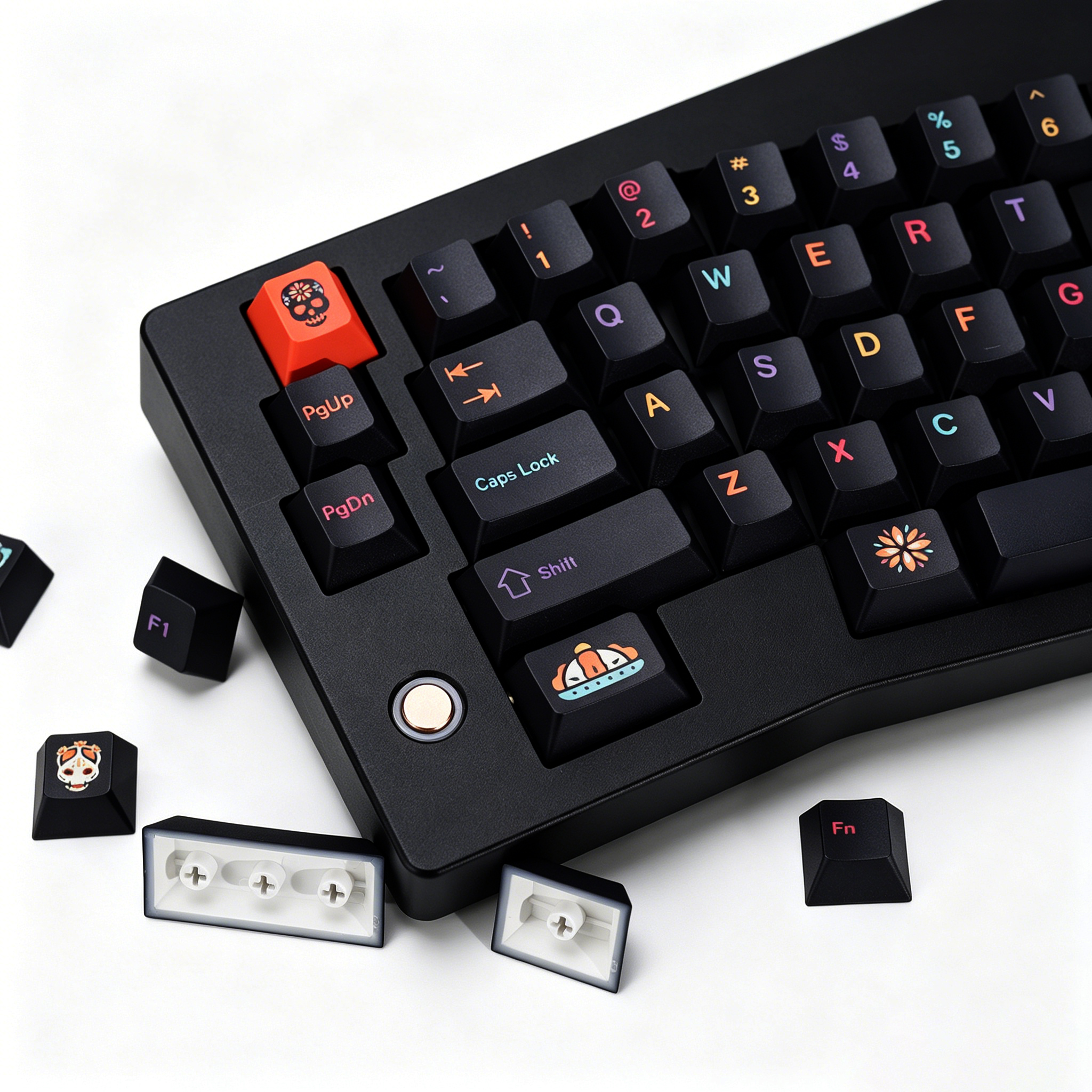 KBDiy Clone GMK Keycaps Retro  – обзор и цена Gaming Keyboard Magnetic Switches
