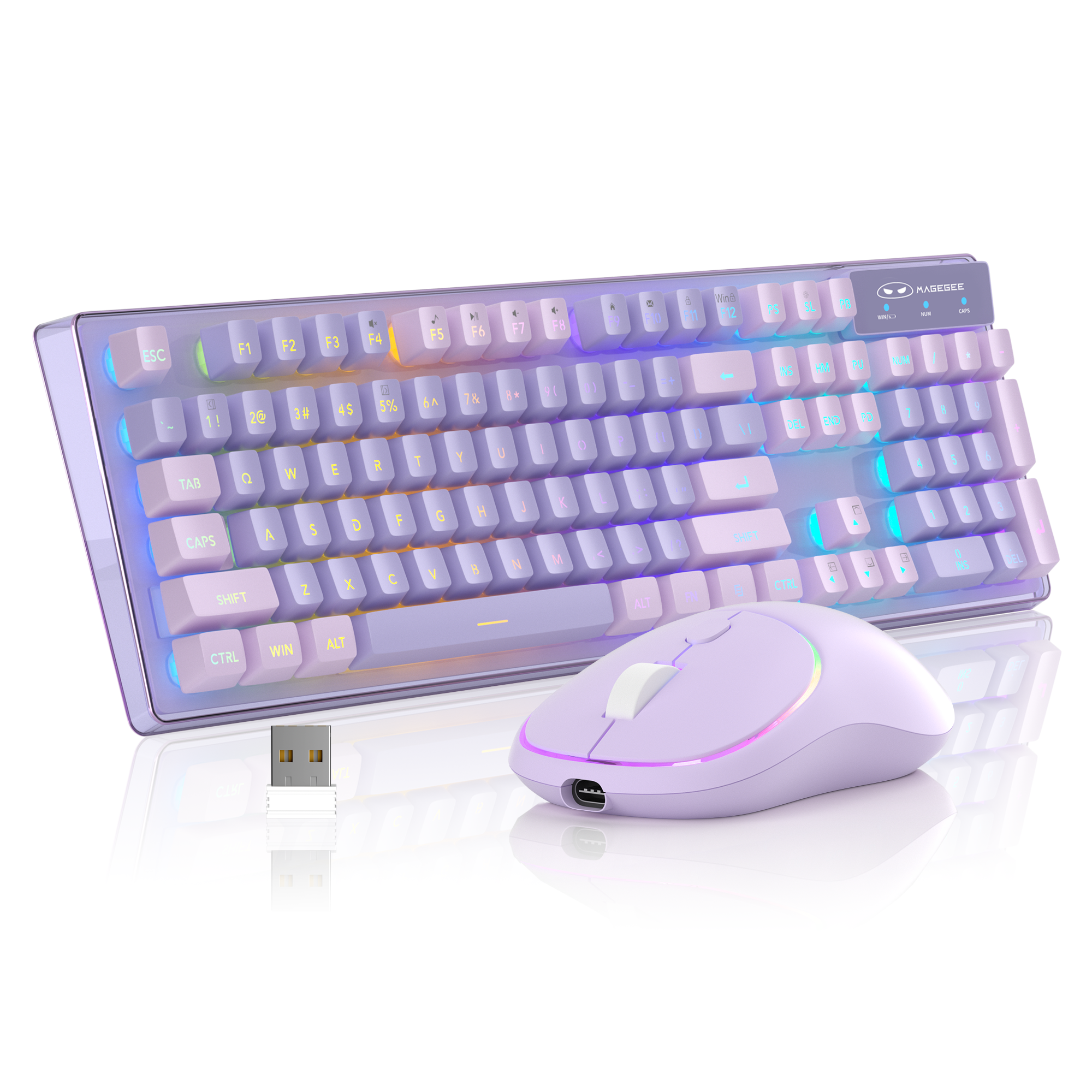 MageGee V550 Wireless Gaming K – обзор и цена Keyboard Gaming Transparent
