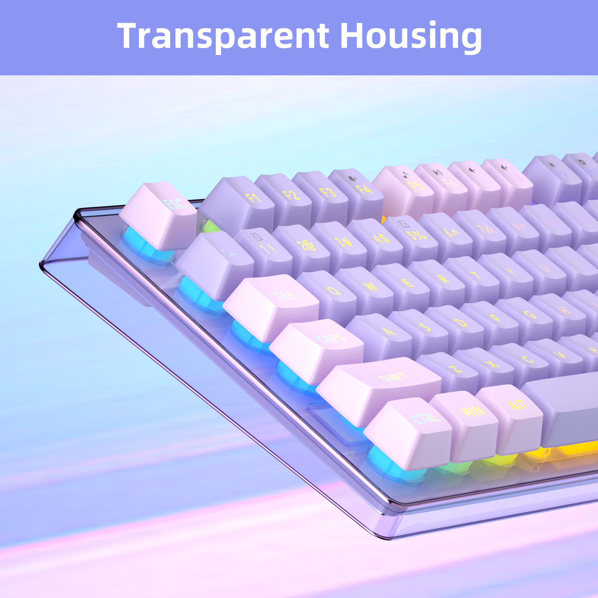 MageGee V550 Wireless Gaming K – обзор и цена Keyboard Gaming Transparent