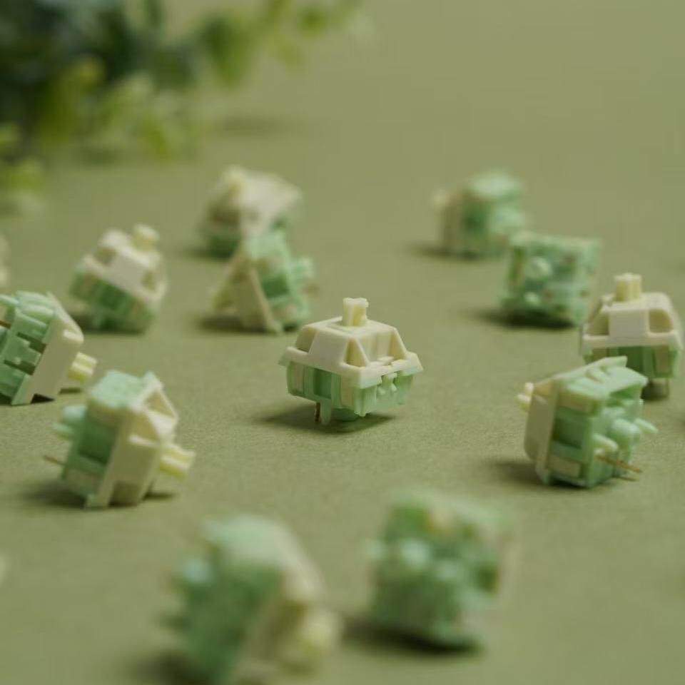 Keygeek Matcha Pudding Switch  – обзор и цена Gaming Keyboard Thocky