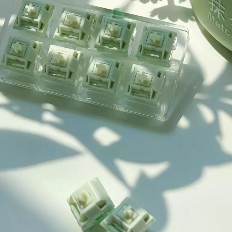 Keygeek Matcha Pudding Switch  – обзор и цена Gaming Keyboard Thocky