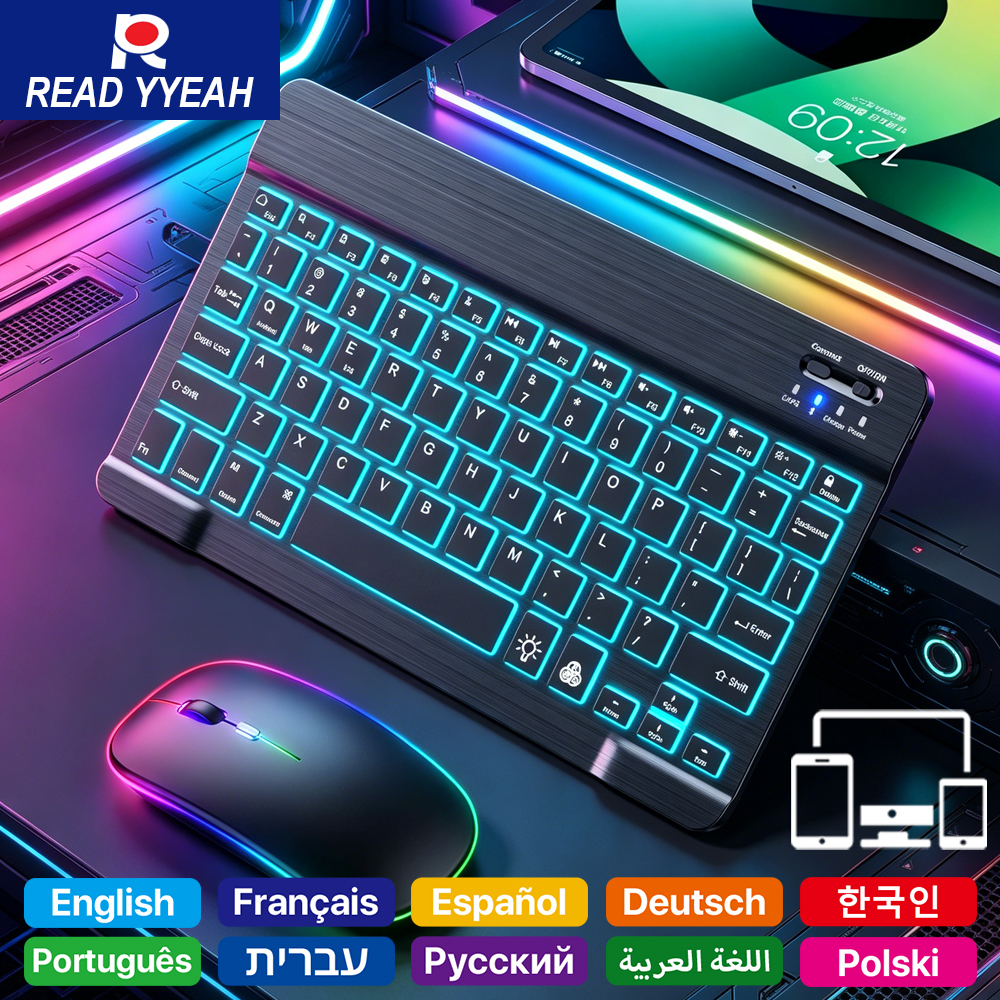 READ YYEAH RGB Backlit Bluetoo – обзор и цена Gaming Keyboard No Rgb