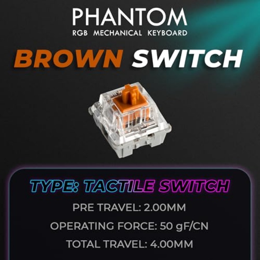 Phantom+ 87 Mechanical Gaming  – обзор и цена Gaming Keyboard Thocky