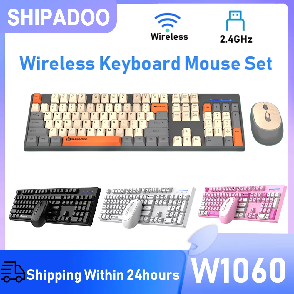 Shipadoo 2.4G USB Wireless Key – обзор и цена Gaming Keyboard Mouse And Headset Combo