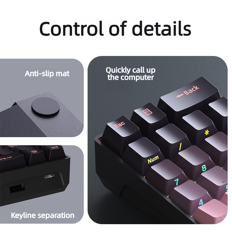F20 20 Keys Pad Mechanical Num – обзор и цена Gaming Keyboard Number Pad