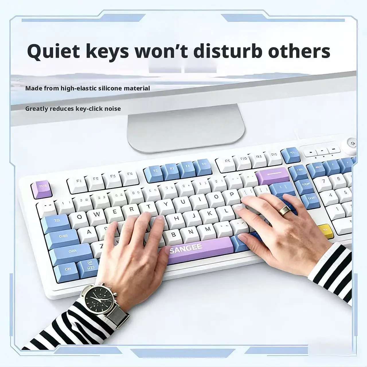 Low Noise Wired Gaming Keyboar – обзор и цена Gaming Keyboard No Noise