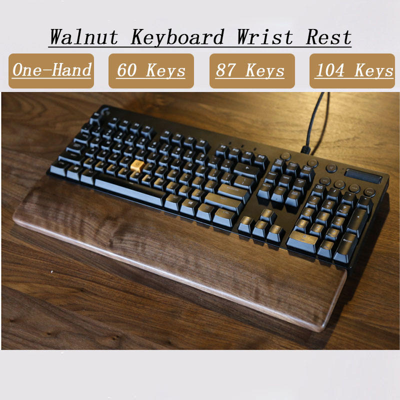 One-Hand Oak Walnut Wooden Key – обзор и цена Gaming Keyboard Number Pad