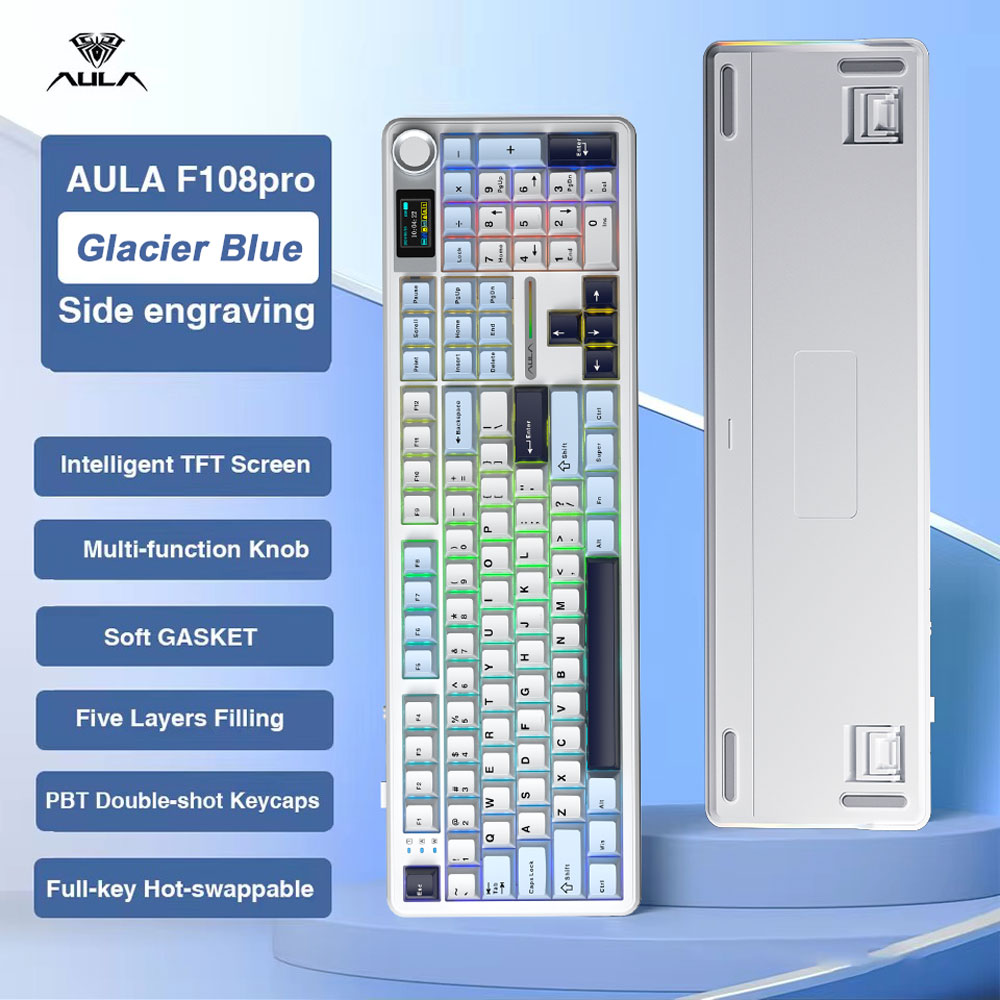 AULA F108 Pro Gaming Mechanica – обзор и цена Gaming Keyboard Expensive