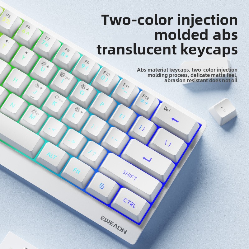 61 keys wireless Mini keyboard – обзор и цена Gaming Keyboard No Noise