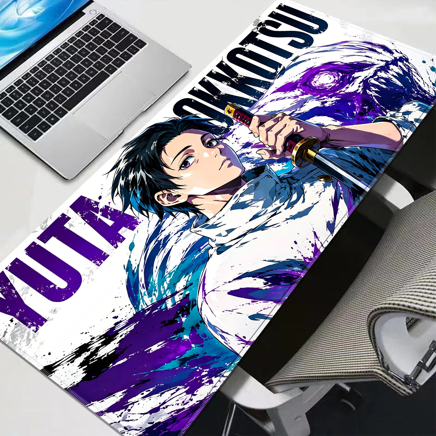 HD Anime Purple Mouse Pads Yut – обзор и цена Gaming Keyboard Easy To Clean